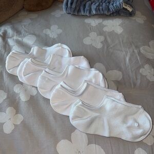 NWOT White No-Show Socks